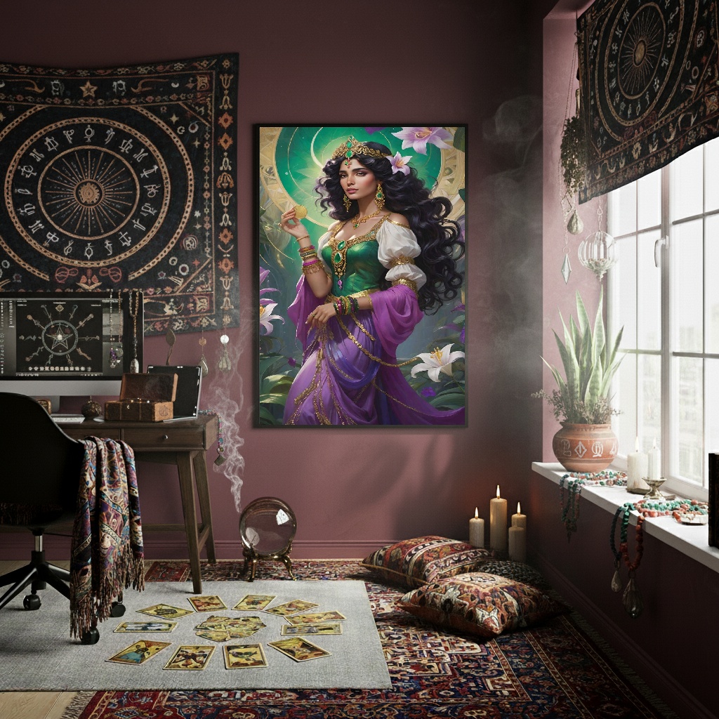Quadro Decorativo Cigana Sarita - 70x50 cm