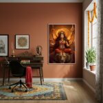 Quadro Decorativo Despertar De Durga - 70x50cm