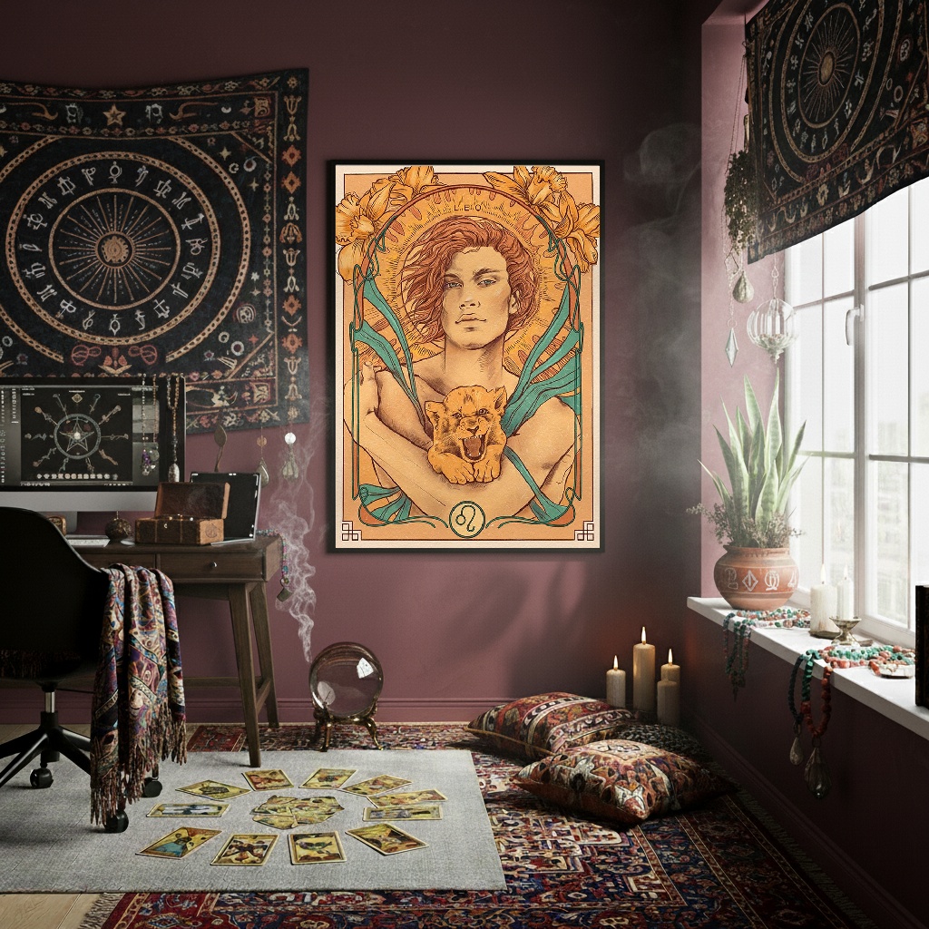 Quadro Decorativo Homem De Touro - 70x50cm