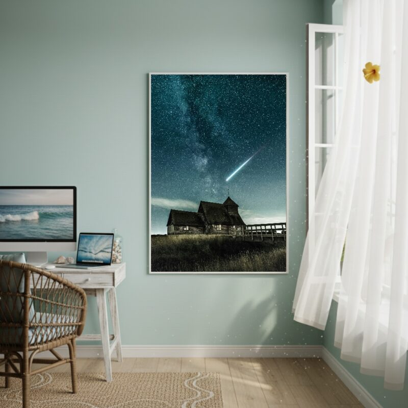 Quadro Decorativo Imensidão Da Noite - 70x50cm