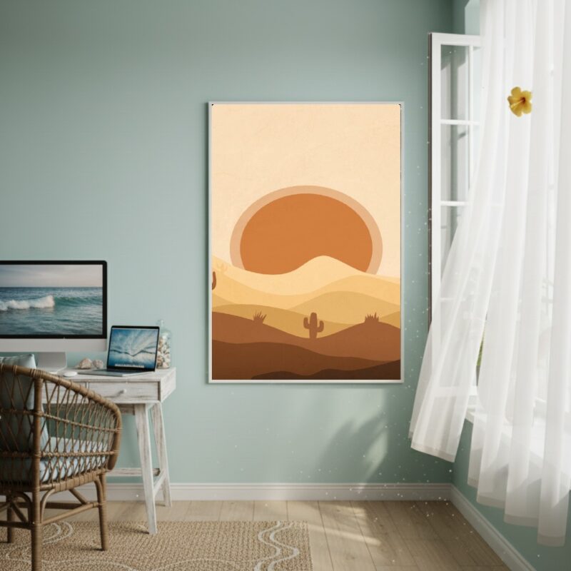 Quadro Decorativo Imenso No Horizonte - 70x50cm