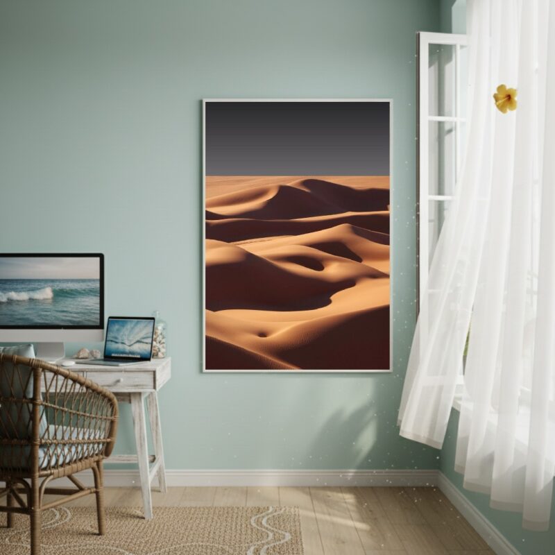 Quadro Decorativo Mar De Areia - 70x50cm