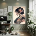 Quadro Decorativo Memórias De Geisha - 70x50cm
