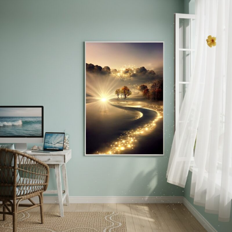 Quadro Decorativo Natureza Radiante - 70x50cm