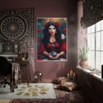 Quadro Decorativo Oráculo Das Rosas - 70x50 cm