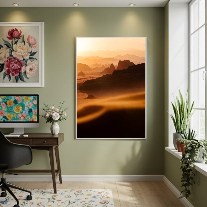 Quadro Decorativo Paisagem Atípica - 70x50cm