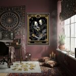 Quadro Decorativo Tarot Dos Amantes - 70x50cm