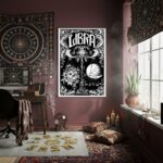 Quadro Decorativo Tarot Libra - 70x50cm