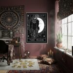 Quadro Decorativo Tarot Místico - 70x50cm