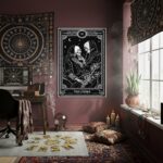 Quadro Decorativo Tarot Os Amantes - 70x50cm