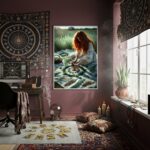 Quadro Decorativo Teia Da Vida - 70x50 cm