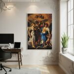 Quadro Decorativo Três Arcanjos - 70x50 cm