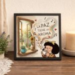 Quadro Café Aroma- 33x33 cm