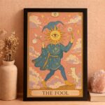 Quadro Carta Tarot Vintage O Louco - Sol