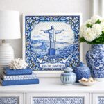Quadro Cristo Redentor Rio de Janeiro - 33x33 Cm