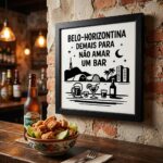 Quadro Decorativo Belo-Horizontina - 33x33 Cm