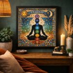 Quadro Decorativo Chakras - 33x33 Cm