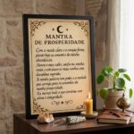 Quadro Decorativo Mantra da Prosperidade