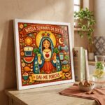 Quadro Decorativo Nossa Senhora Da Dieta - 33x33 Cm