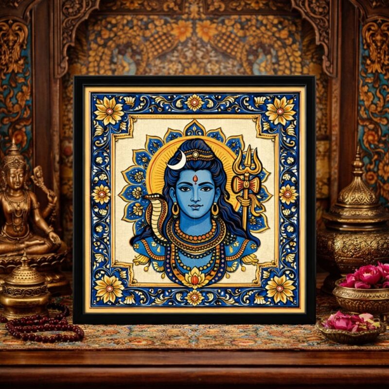 Quadro Decorativo Shiva - 33x33 Cm