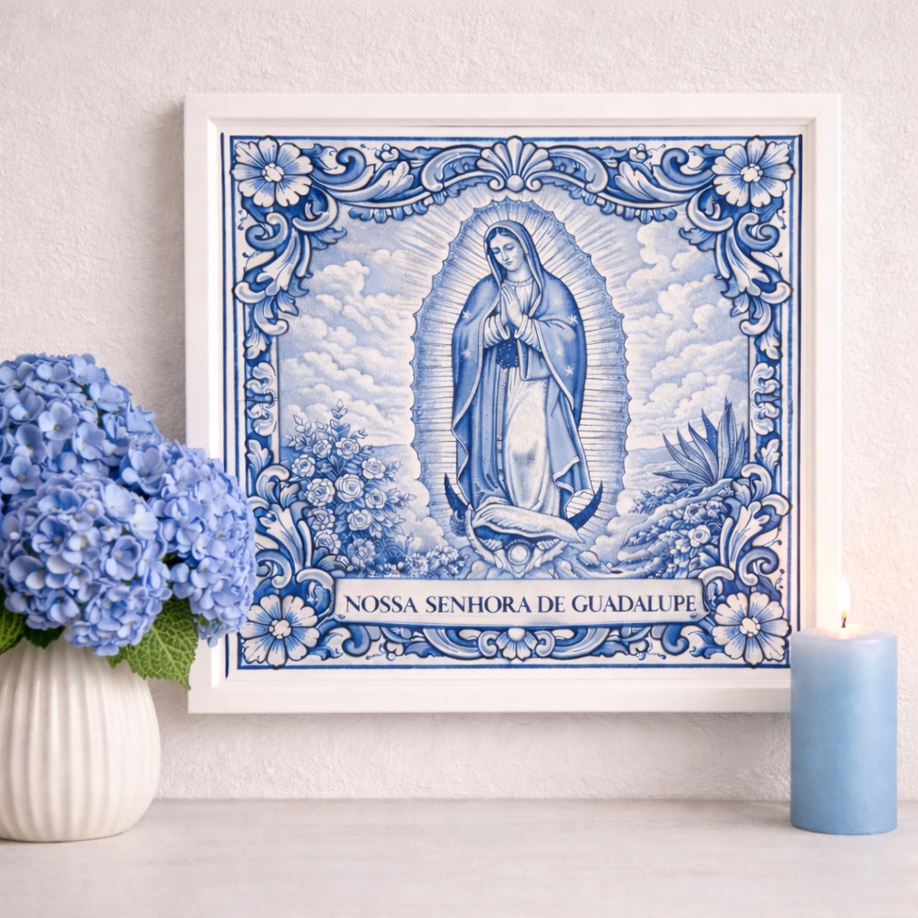 Quadro Nossa Senhora De Guadalupe - 33x33 Cm
