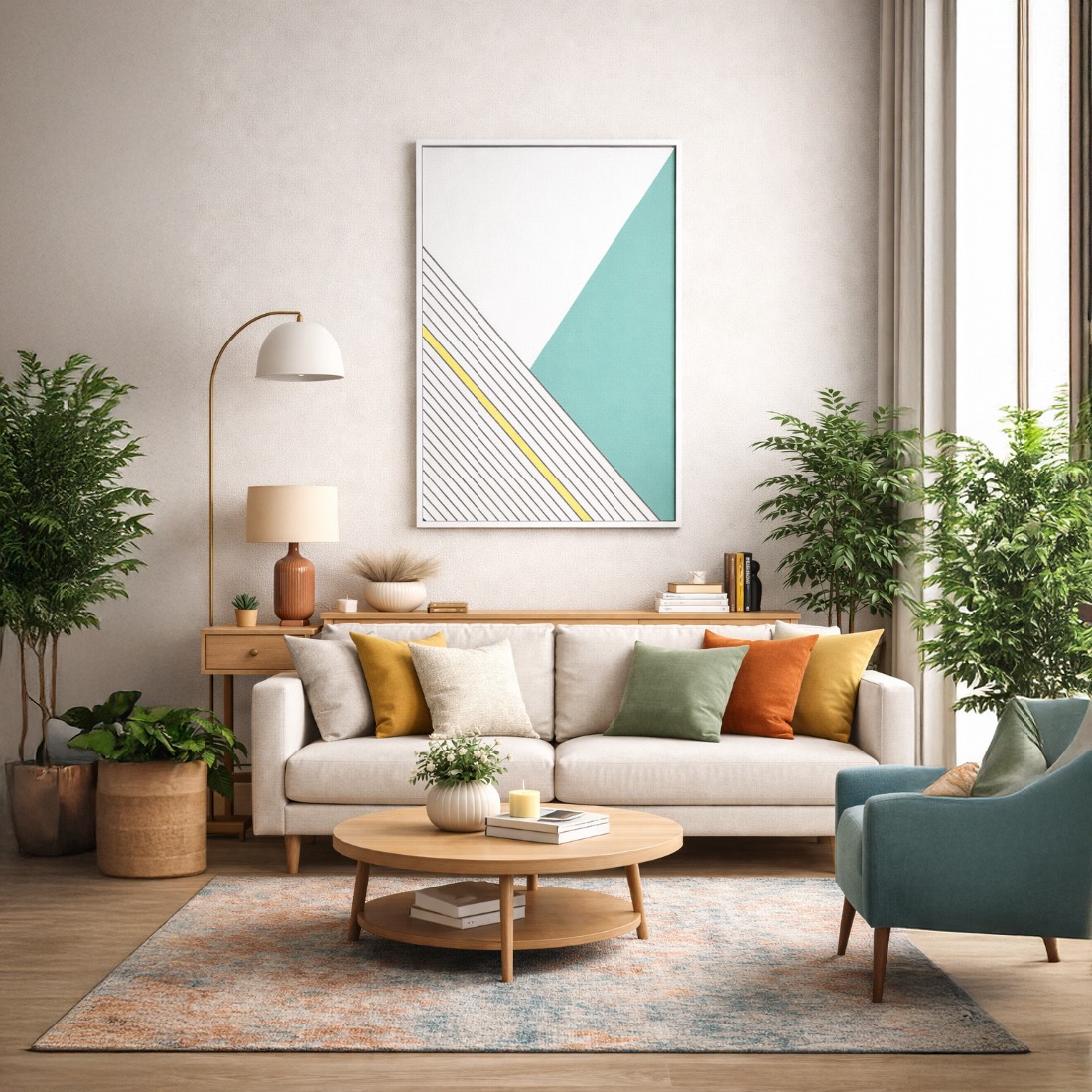 Quadro Canvas Abstrato Eva Risca de Giz