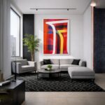 Quadro Canvas Abstrato Multicolorido