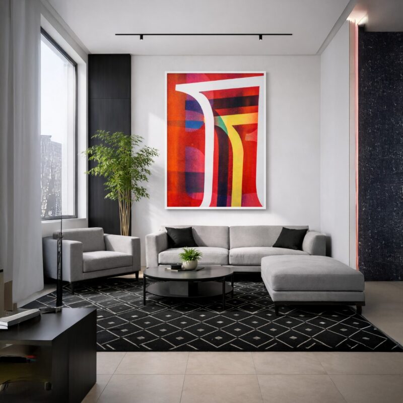 Quadro Canvas Abstrato Multicolorido