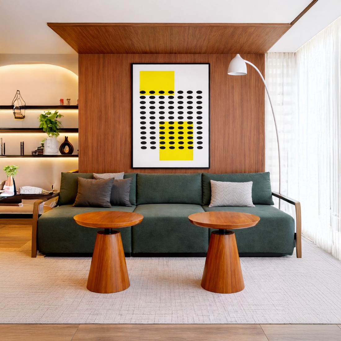 Quadro Canvas Abstrato News Abstratos Amarelo