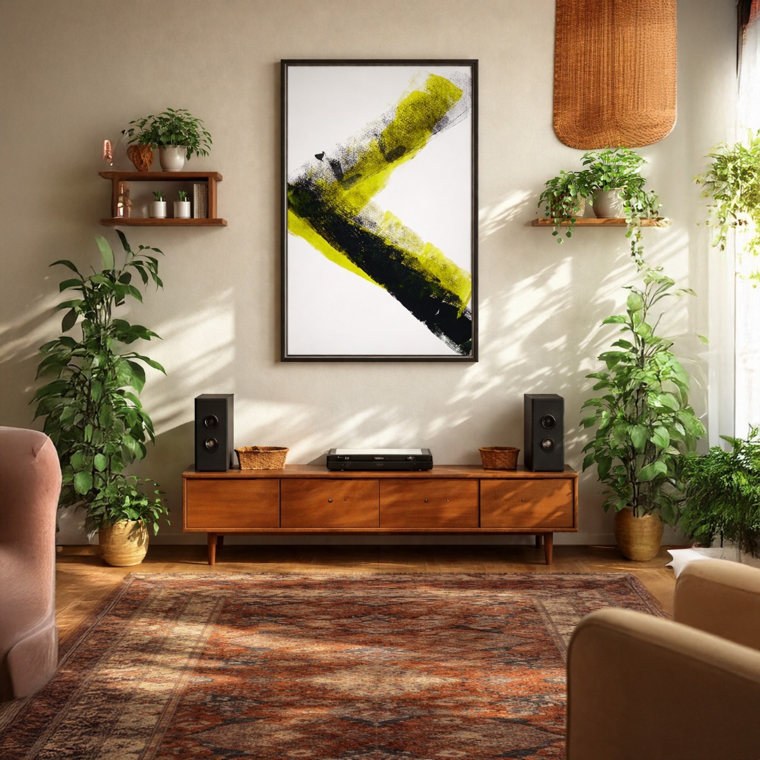 Quadro Canvas Abstrato Pernas Gabriel Sáez