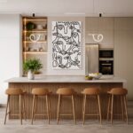 Quadro Canvas Face Mosaico