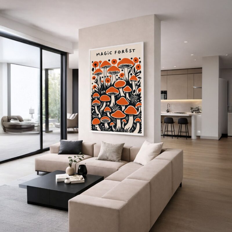 Quadro Canvas Floresta Mágica