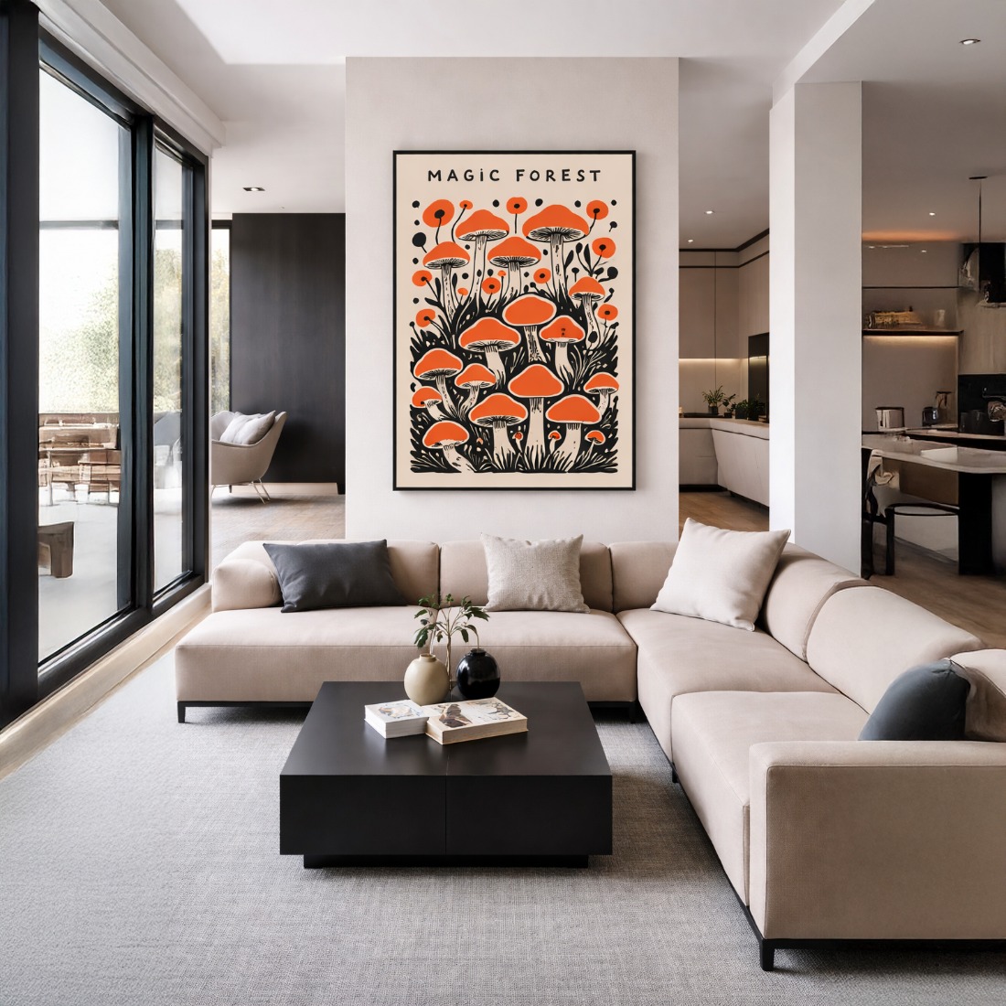 Quadro Canvas Floresta Mágica