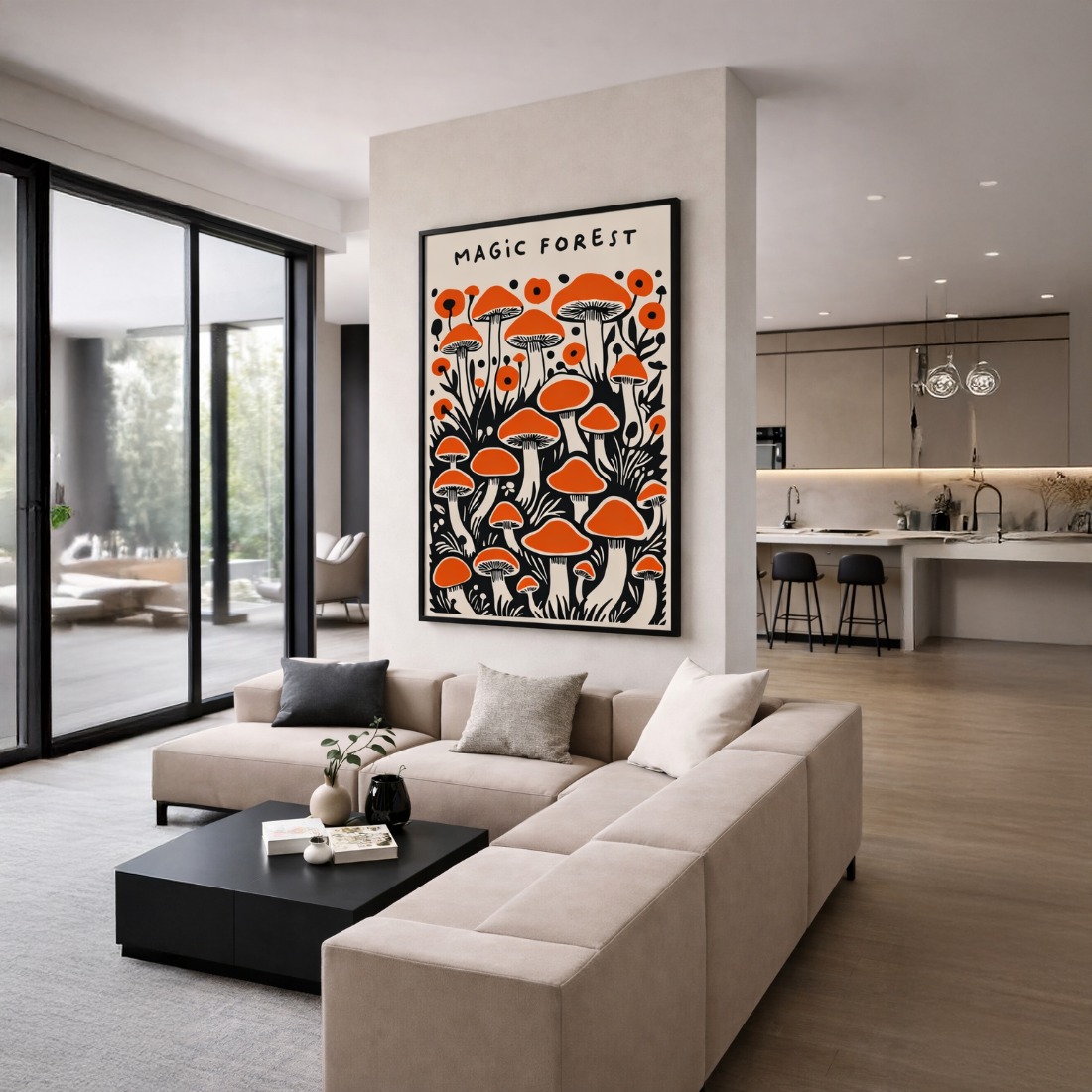 Quadro Canvas Floresta Mágica