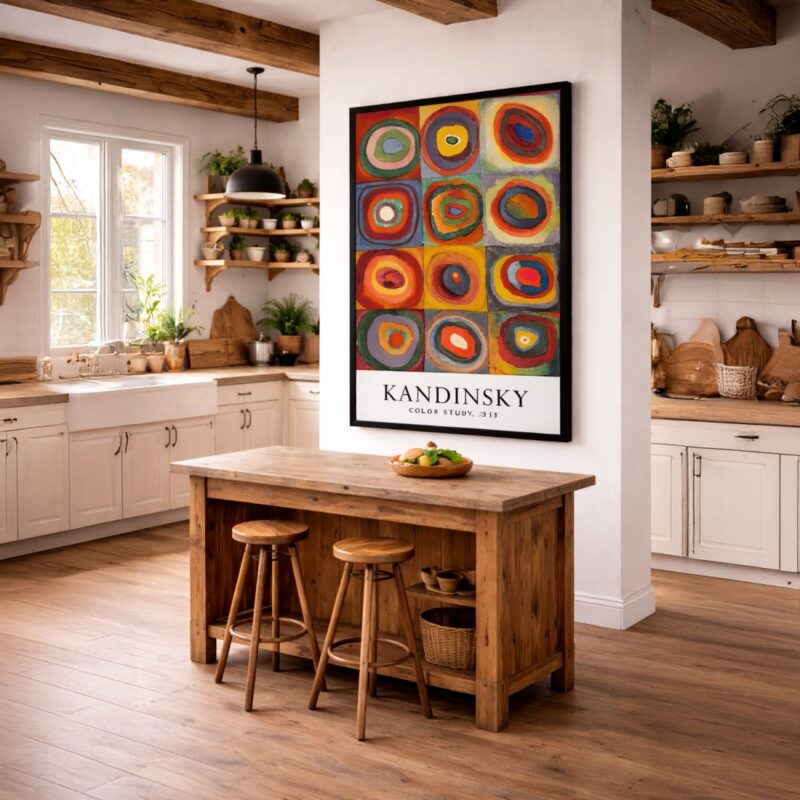 Quadro Canvas Kandinsky Color Study
