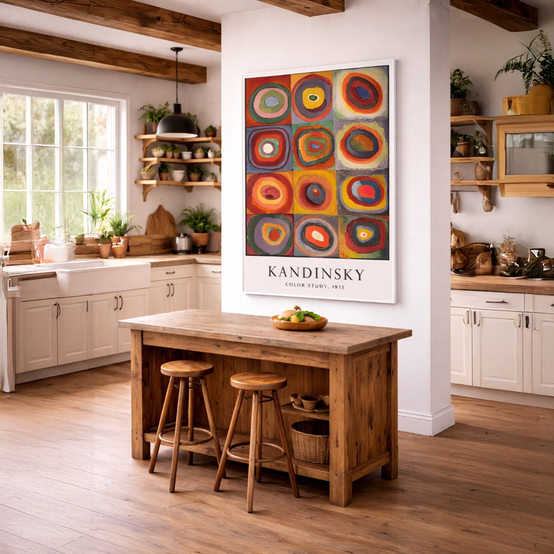 Quadro Canvas Kandinsky Color Study