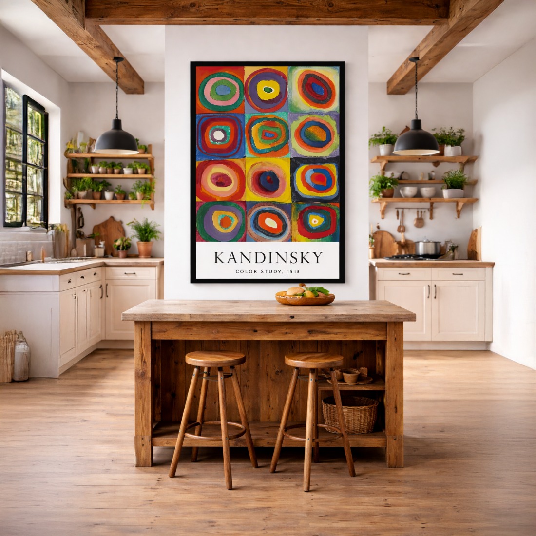 Quadro Canvas Kandinsky Color Study