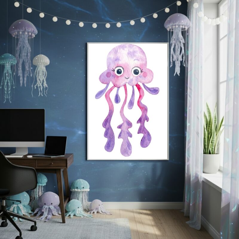Quadro Decorativo Água Viva Carismática - 70x50cm