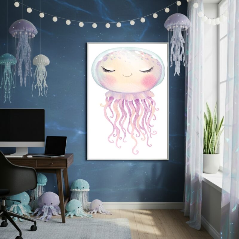 Quadro Decorativo Água Viva Plena - 70x50cm