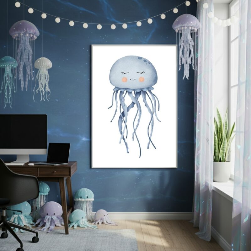 Quadro Decorativo Água Viva Serena - 70x50cm