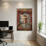 Quadro Decorativo Arte Do Cupido - 70x50cm