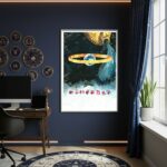 Quadro Decorativo Arte Do Zodíaco - 70x50cm