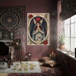 Quadro Decorativo Carta Mulher Amor - 70x50cm