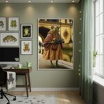 Quadro Decorativo Sapo Fotógrafo - 70x50cm