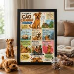 Quadro A História do Cão Caramelo Brasileiro