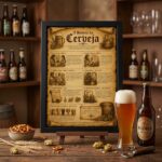 Quadro Decorativo A História da Cerveja