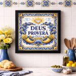 Quadro Deus Proverá - 33x33 Cm