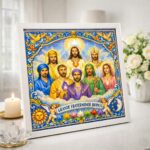 Quadro Grande Fraternidade Branca - 33x33 Cm