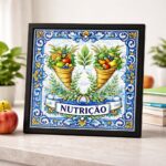 Quadro Profissão Nutrição - 33x33 Cm