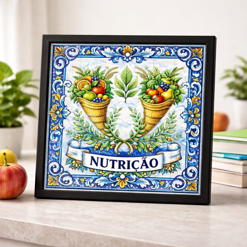 Quadro Profissão Nutrição - 33x33 Cm